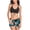 Black, variant on Aayomet High Waisted Bikini Bottom Swimsuit Waist Bikini Women's High Drawstring Beachwear Set Print Swimwears Tankinis Set,Navy M