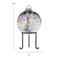 thumbnail image 5 of Art Glass Designs Hope Tree of Life Hand-Blown Glass Gazing Ball with Stand - 10.5" - Multi-Color, 5 of 5