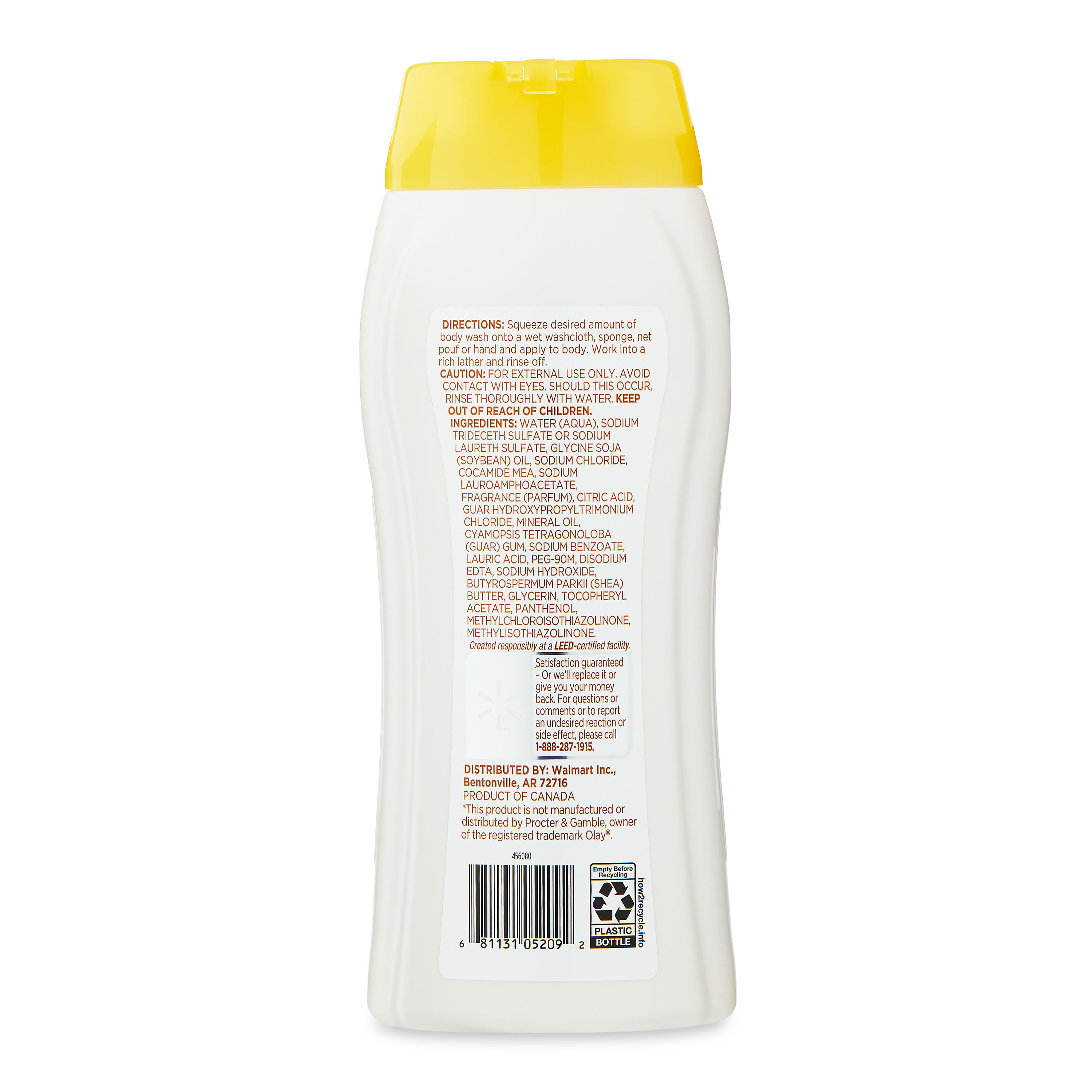 Equate Beauty Total Moisturizing Body Wash with Shea Butter, 23.6 fl oz - image 5 of 7
