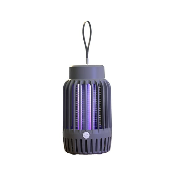 (Grey)Mosquito Killer Lamp, Bug Zapper Insect Killer Fly Repellent Electric with Night Light, Powerful Mosquito Repellent Pest Control Traps for Indoor and Outdoor