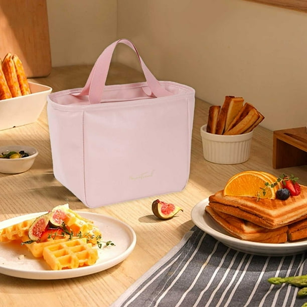 Mochila reutilizable para el almuerzo, bolsa térmica térmica para oficina, trabajo y educación, compartimento a prueba de fugas con correa ajustable para el hombro, incluye 1 lonchera para