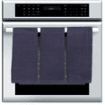 thumbnail image 4 of Serafina Home Purple Kitchen Hand Dish Towels: 100% Cotton Cloth Soft Cleaning Drying Absorbent Ribbed Terry Loop, Set of 3 Multipurpose for Everyday Use Oversized 18" x 28", 4 of 5