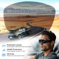 thumbnail image 3 of TINHAO Wrap Around Fit Over Glasses Sunglasses for Men with Hard Case, Polarized UV400 Prescription Glasses for Driving Fishing Cycling Hiking Outdoor Sport, 3 of 7