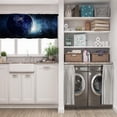 thumbnail image 5 of LALILO Kitchen Curtain Valance Earth And Galaxy Nasa Rod Pocket Window Curtain 52"x 18" Set of 2, 5 of 5