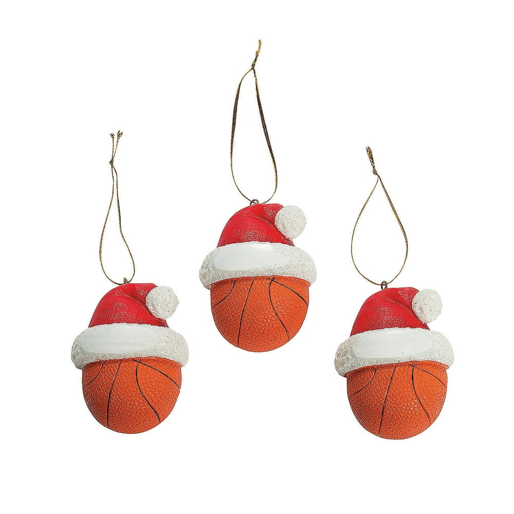 BASKETBALL ORNAMENTS Home Decor 12 Pieces