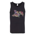 thumbnail image 3 of Tired Sleeping Cat | I Wish I Was My Cat Funny Colorful Kitty | Dean Russo Art Animal Lover Mens Tank Top, Black, Large, 3 of 6
