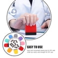 thumbnail image 3 of Minkissy 1Set Assorted Color DIY Stamp Shell with Sponge Cushion for Custom Seal Creation, 3 of 8