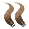 thumbnail image 4 of Benehair Tape In Human Hair Extensions Thick 100% Remy Real Skin Weft Seamless Full Head for Woman 40 pcs/100g Balayage US, 4 of 10