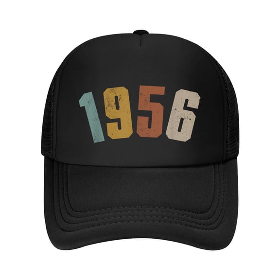 1956 Retro Vintage 70th Birthday Gift for Men Women Classic Baseball Cap