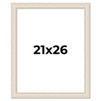 21x26 Frame White Real Wood Picture Frame Width 1.75 inches | Interior Frame Depth 0.5 inches |