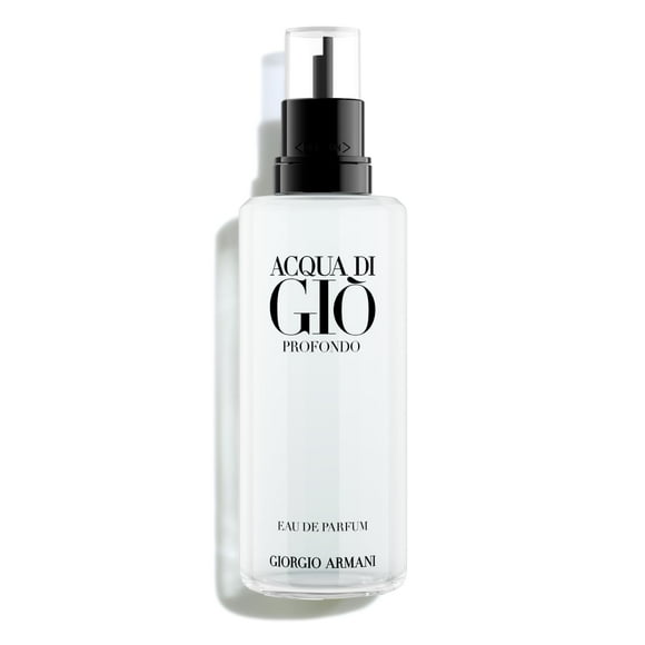 Armani beauty – Acqua di Giò Profondo – Eau de Parfum – Colonia para hombres – Fragancia masculina fresca y aromática – Mandarina, lavanda, notas de cedro - 5.0 onzas líquidas