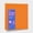 Orange, variant on Clear View 3‑Ring Binder, 1" Capacity, Multipurpose File Binder for School and Office Organization