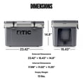 thumbnail image 6 of RTIC 32 Qt 48-Can Ultra-Light Ice Chest Cooler, Grey, 6 of 8