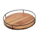 thumbnail image 3 of Bandeja giratoria de madera, estante de especias, organizador giratorio, uso versátil, accesorios para barra de café, soporte para despensa, armario, 3 of 9