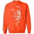 thumbnail image 2 of OXI Crewneck Sweatshirt - Oh Snap, Basic Casual Sweatshirts for Men's and Women Fleece Sweatshirt Long Sleeve - Orange 2X-Large, 2 of 2