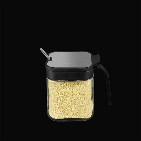 

Fufafayo Today Deals Seasoning Jars For Home Use Kitchen Seasoning Bottles Set Combination Of Glass MSG Shaker -one Condiment Sealed Storage Box