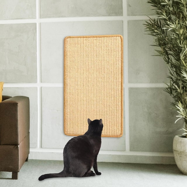 Almohadilla rascadora de Sisal para gatos, alfombrilla rascadora para gatos de pared, alfombra para gatos de interior, Protector de muebles, estera de , 50cmx90cm