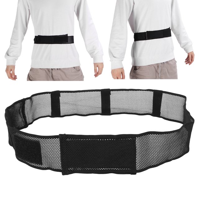 Peritoneal Dialysis Belt, Abdominal Penetration Waistband, Mesh Breathable Elastic Adjustable Protection Fixation Belt