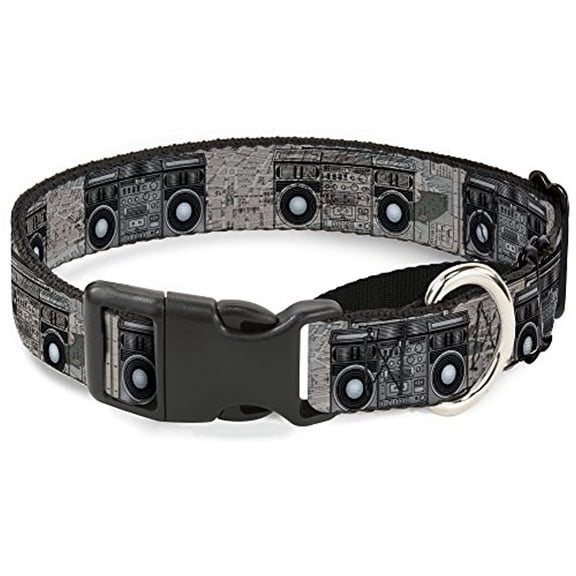 Buckle-Down Boombox Martingale Dog Collar