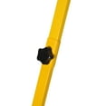 Outsunny Snow Shovel Rolling Pusher with 29'' Blade, Wheels & Tilt
