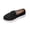 Black, variant on Beige Ladies Spring Style Solid Color Round Toe Slip On Loafers Flat Shoes Casual For Women