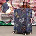 thumbnail image 4 of Blue Butterfly Floral Leaf Purple Pattern Luggage Cover Fashion Suitcase Cover Baggage Covers Fit 25-28 Inch Luggage (Go Travel), 4 of 5