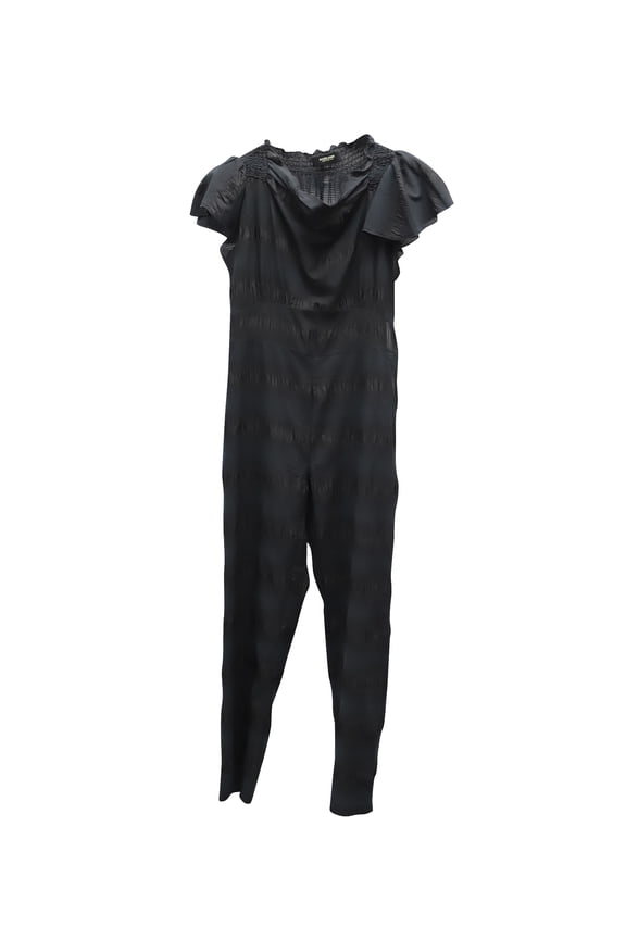 Pre-Owned Rachel Comey Belted Jumpsuit in Black Silk