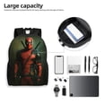 thumbnail image 5 of Deadpool Kid Backpack School Bag Elementary Students Bookbags, 5 of 5