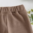 thumbnail image 4 of Pimfylm Boys Cargo Joggers Pants Baby Unisex Knit Jogger Pants 2 Pack Baby Sweatpants Organic Infant Bottoms Size for 6-12 Months,Brown, 4 of 8