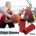 thumbnail image 2 of Unique Bargains Finger Sleeves Thumb Braces Support Compression for Arthritis Pain Red, 2 of 6