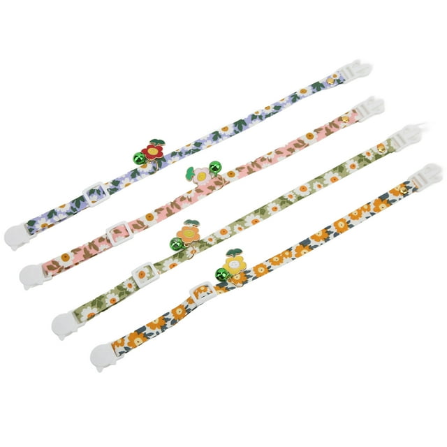 Collier pour Chats Rétractable, Motif Tournesol Collier Réglable avec Sangle Indépendante en Polyester pour Petits Animaux pour Chats pour Chatons