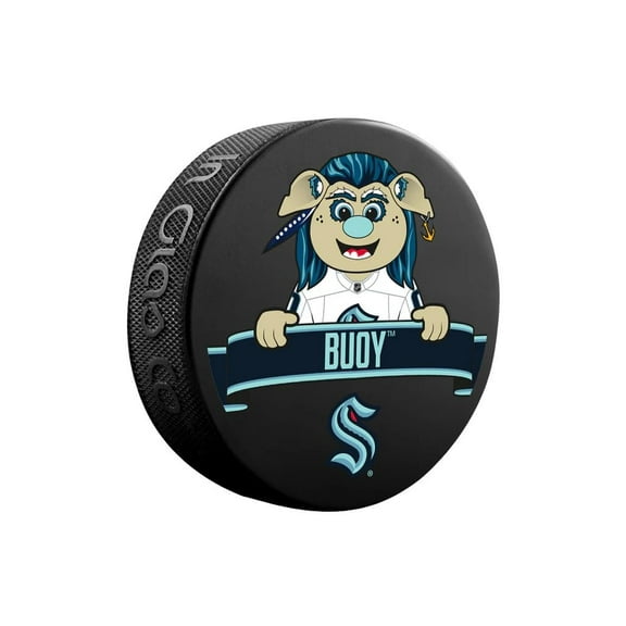 Buoy Kraken Mascot Officially Licensed Hockey Puck