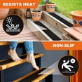 thumbnail image 2 of 4pcs Outdoor Stair Treads Tapes Non Skid Tapes Waterproof Grip Tapes High Traction Anti Skid Safety Tapes, 2 of 5