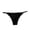Black, variant on Women's Underwear Ice Silk Thong Panties Seamless Thin Strap Sexy High Cut Sporty Stretchy T Back Panties