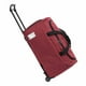thumbnail image 4 of Bolsa de lona con ruedas, de tela Oxford, de gran capacidad, para hombres y mujeres, con de tracción, impermeable, para viajes y almacenamiento. Rojo, 4 of 8