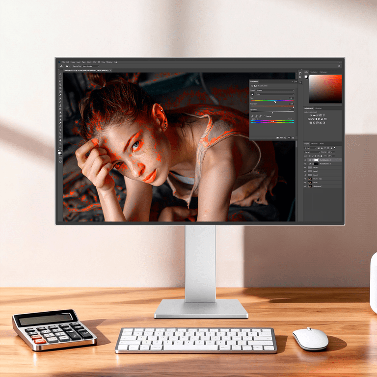 CRUA 27 Inch 4K UHD IPS Monitor with Built-in Speakers photo 2