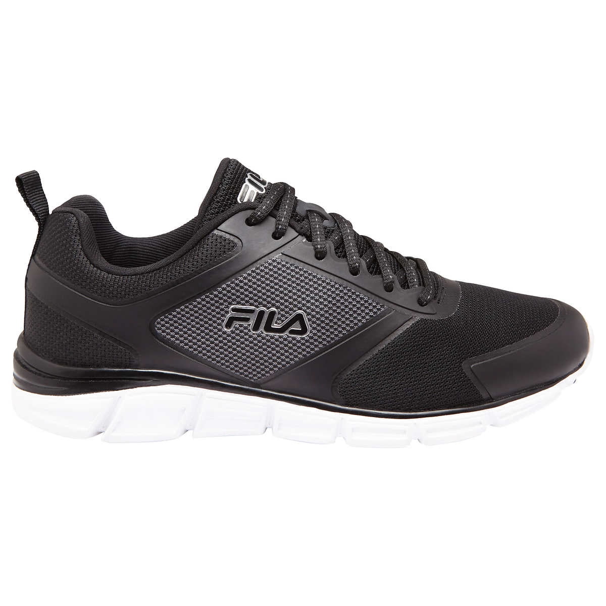 FILA Men s Memory Foam SteelSprint Athletic Shoes Black 13 Walmart