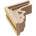 thumbnail image 6 of 4"W x 8"D x 8"H Classic Highland Rough Cedar Woodgrain TimberThane Corbel, Primed Tan, 6 of 6