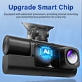 thumbnail image 6 of Dash Cam Front and Rear, 1080P Dash Camera for Cars, Bluetooth Car Camera, Built-in Wi-Fi, Night Vision, GPS, Parking Mode, 6 of 11