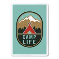 thumbnail image 2 of Camp Life, Tent and Mountains, Contour, Lantern Press, Premium Playing Cards, 52 Card Deck with Jokers, USA Made, 2 of 5