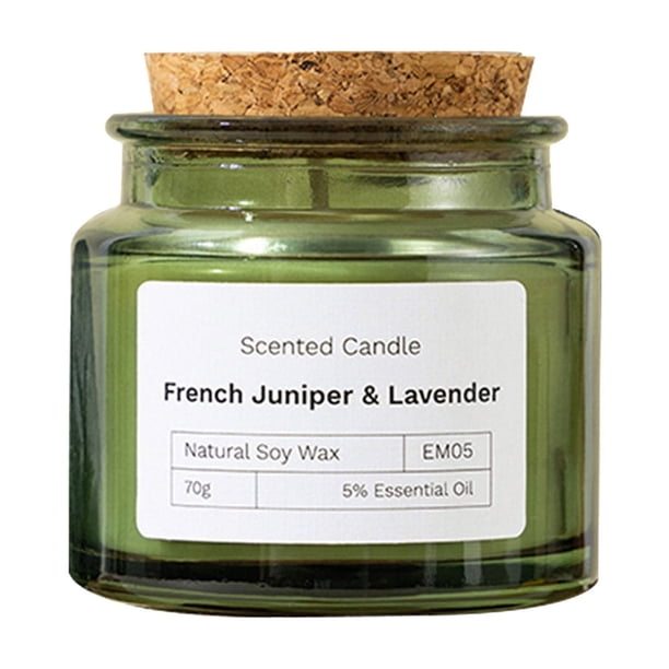 Velas perfumadas Giyblacko en liquidación. Velas para el hogar. Velas de aromaterapia perfumadas. Set de regalo para mujer. Vela de lavanda de 70 g. Velas de larga duración de 20 horas. Regalos para