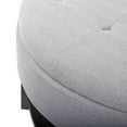 thumbnail image 3 of DeeHome Round Storage Ottoman, 3 of 6