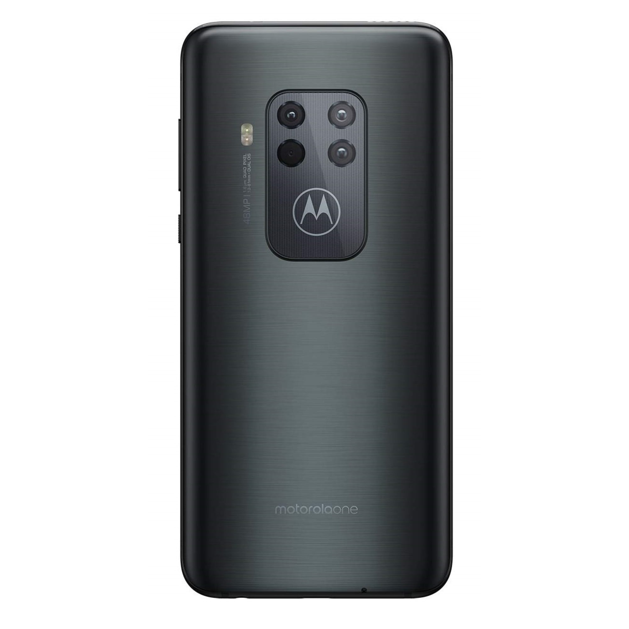 Restored Motorola One Zoom XT2010 128GB Unlocked GSM Dual SIM Phone w/ 48MP Camera - Electric Gray (Refurbished)