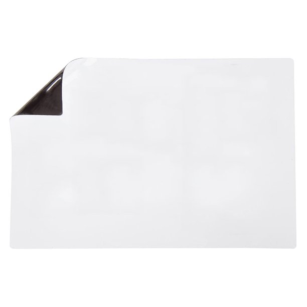 Pizarra Blanca De 17 X 12 Para Nevera Con Tecnología Antimanchas, Imán Para Nevera, Pizarra Planificadora