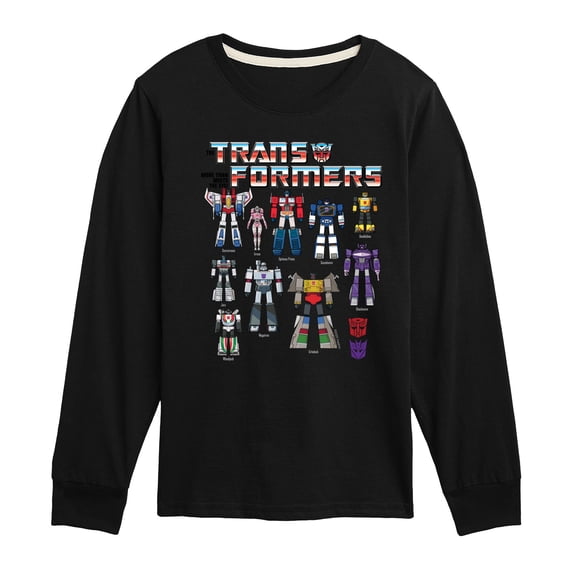 Transformers - Transformers Grid - Youth Boys Long Sleeve Graphic T-Shirt