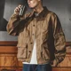 thumbnail image 2 of Chaqueta vaquera vintage de otoño con estampado de Joker para hombre, ropa de abrigo de invierno elástica de bajo precio, abrigo vaquero Y2k para hombre, talla L, 2 of 5