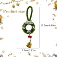 thumbnail image 3 of Christmas Door Handle Hanging Ornament, Festive Xmas Door Knob Hanger, Seasonal Wreath‑Style Decor for Front Door & Home Entryway, Rustic Farmhouse Christmas Tree Decorations 1Pc,Green, 3 of 6