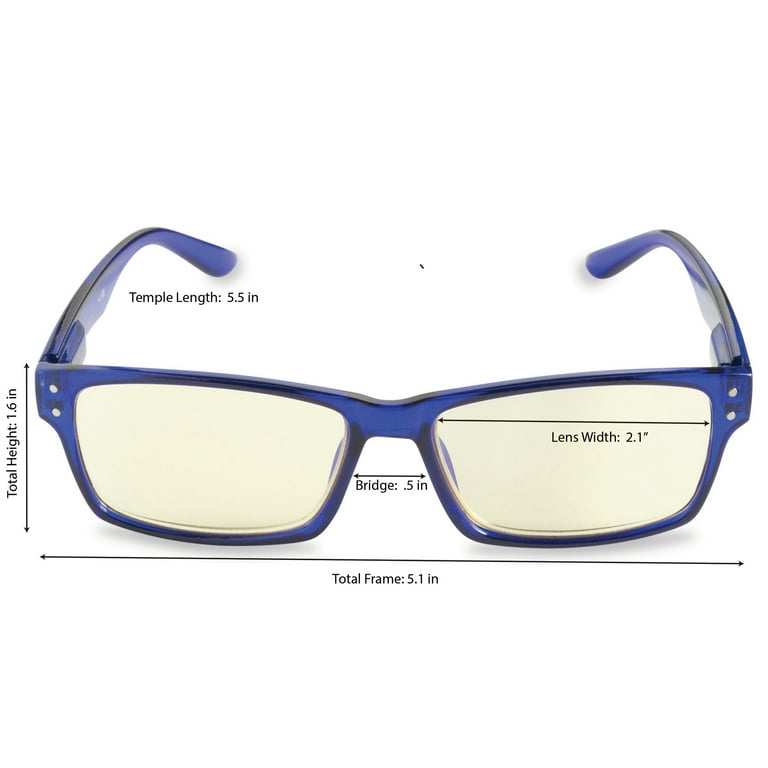 Men's scratch proof reading glasses 2025