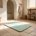 thumbnail image 6 of BSMAT Stone Bath Mat Diatomaceous Earth Shower Mat, 24"x16" Extra Thick Ultra Soft Bath Mat, Non-Slip Super Absorbent Diatomite Stone Mats for Bathroom Floor, Quick-Drying Easy to Clean(Mint Green), 6 of 6