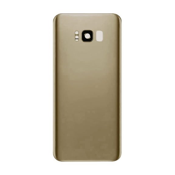 Replacement Back Cover Glass With Camera Lens Compatible For Samsung Galaxy S8 Plus (Gold)